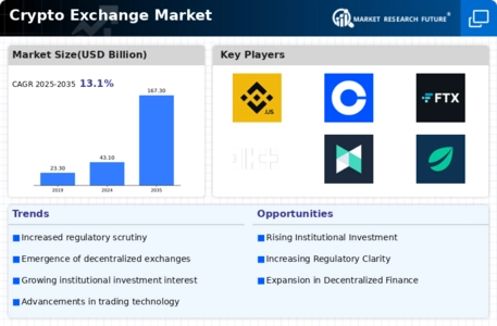 Crypto Exchange Market Infographic