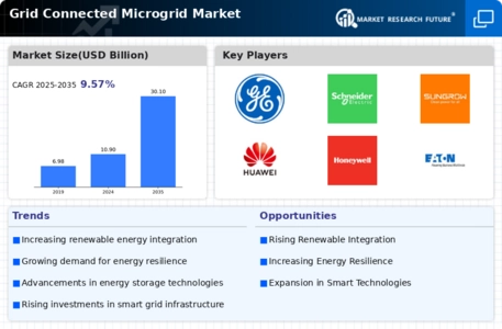 Grid Connected Microgrid Market Infographic