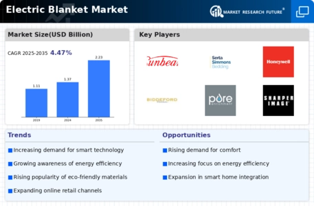 Electric Blanket Market Infographic