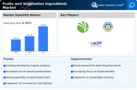 Fruit Vegetable Ingredients Market Infographic