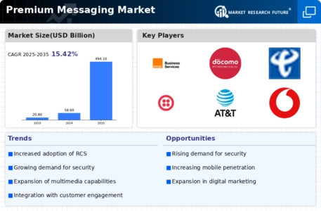 Premium Messaging Market Infographic