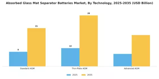Absorbed Glass Mat Separator Batteries Market Segment Image 4