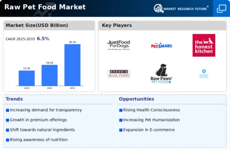 Raw Pet Food Market Infographic
