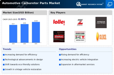 Automotive Carburetor Parts Market Infographic