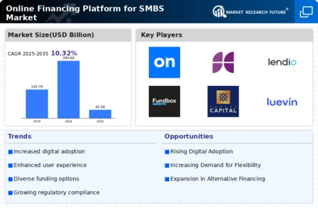 Online Financing Platform for SMBS Market Infographic