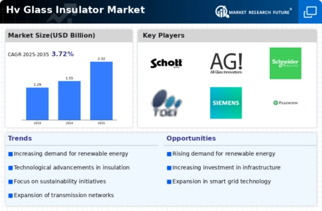 Hv Glass Insulator Market Infographic