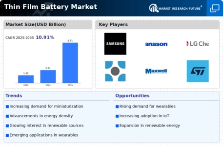 Thin Film Battery Market Infographic