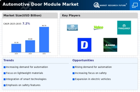 Automotive Door Module Market Infographic