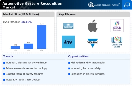 Automotive Gesture Recognition Market Infographic