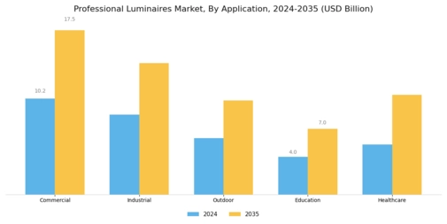 Professional Luminaires Market Segment Image 2