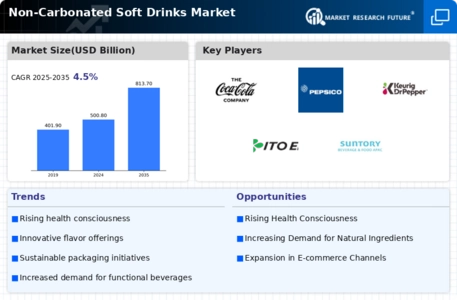 Non Carbonated Soft Drinks Market Infographic