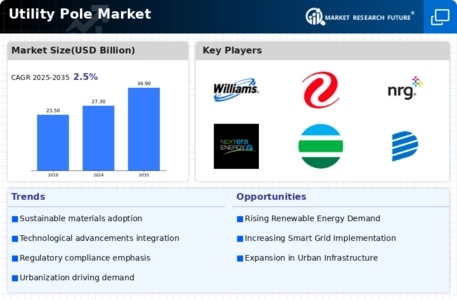 Utility Pole Market Infographic