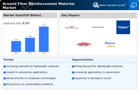 Aramid Fiber Reinforcement Material Market Infographic
