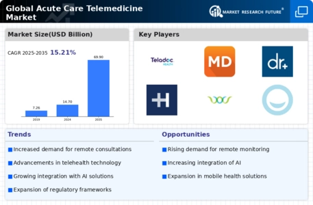 Acute Care Telemedicine Market Infographic