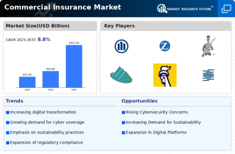 Commercial Insurance Market Infographic