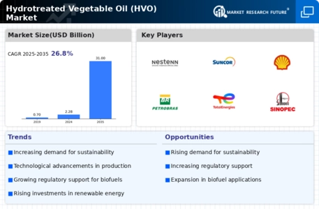 Hydrotreated Vegetable Oil (HVO) Market Infographic