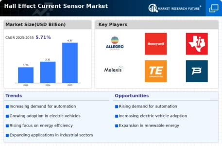 Hall Effect Current Sensor Market Infographic