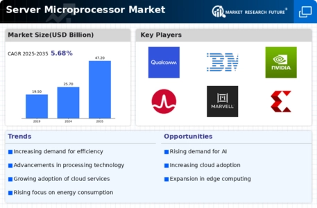 Server Microprocessor Market Infographic