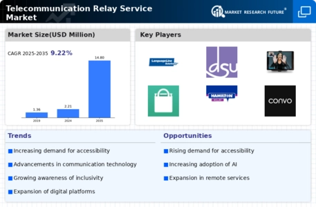 Telecommunication Relay Service Market Infographic
