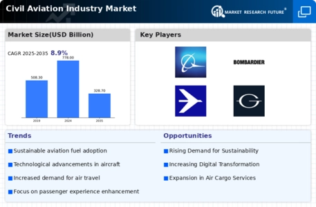 Civil Aviation Industry Market  Infographic