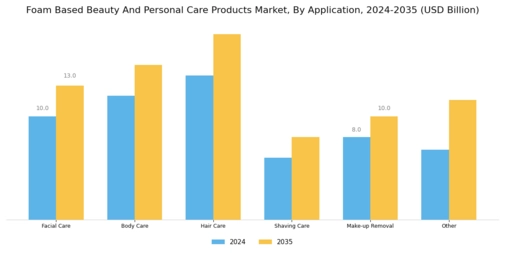 Foam Based Beauty And Personal Care Products Market Segment Image 1