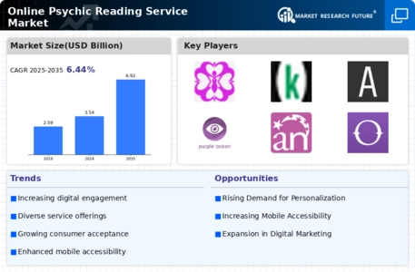 Online Psychic Reading Service Market Infographic