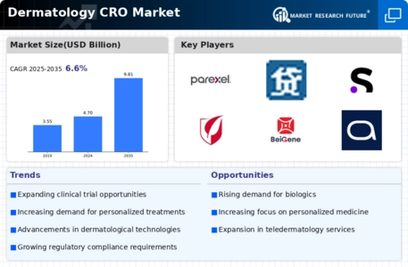 Dermatology CRO Market Infographic