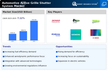 Automotive Active Grille Shutter System Market Infographic
