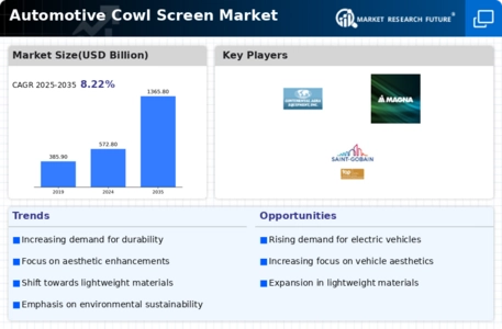 Automotive Cowl Screen Market
 Infographic