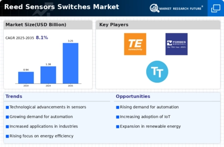 Reed Sensors Switches Market Infographic