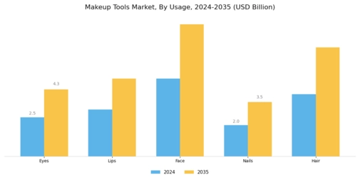 Makeup Tools Market Segment Image 1