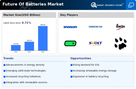 Future Of Batteries Market Overview Infographic