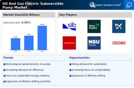 Oil Gas Electric Submersible Pump Market Infographic