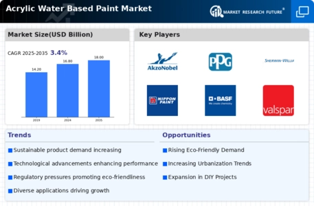 Acrylic Water Based Paint Market Infographic