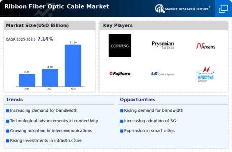 Ribbon Fiber Optic Cable Market Infographic