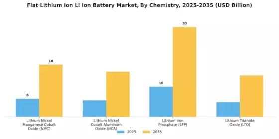 Flat Lithium Ion Li Ion Battery Market  Segment Image 0