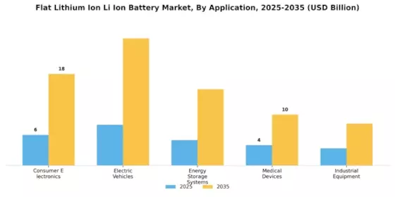 Flat Lithium Ion Li Ion Battery Market  Segment Image 1