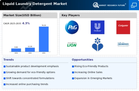 Liquid Laundry Detergent Market Infographic