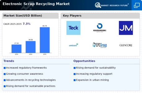 Electronic Scrap Recycling Market Infographic