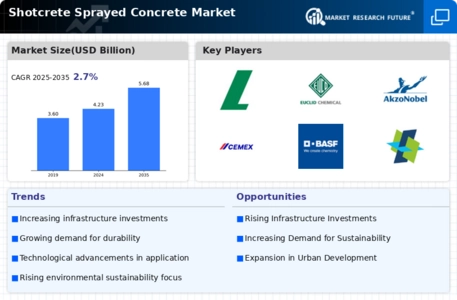 Shotcrete Sprayed Concrete Market Infographic