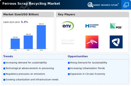 Ferrous Scrap Recycling Market Infographic
