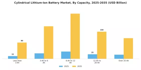 Cylindrical Lithium Ion Battery Market Segment Image 0