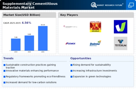 Supplementary Cementitious Materials Market Infographic