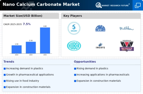 Nano Calcium Carbonate Market Infographic