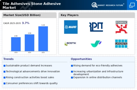 Tile Adhesives Stone Adhesive Market Infographic