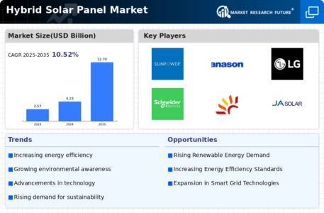 Hybrid Solar Panel Market Infographic