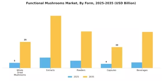 Functional Mushrooms Market Segment Image 1