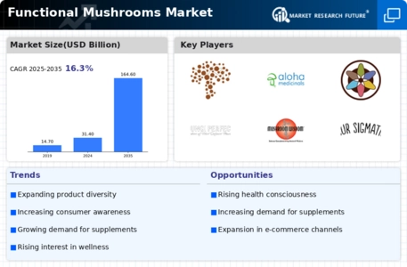 Functional Mushrooms Market Infographic