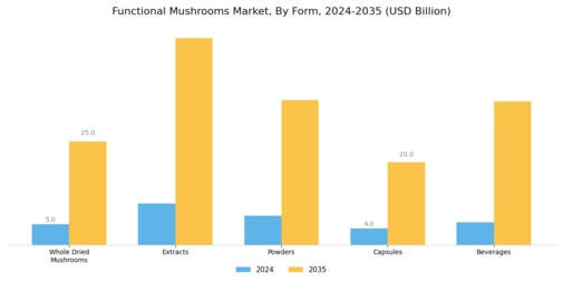 Functional Mushrooms Market Segment Image 1