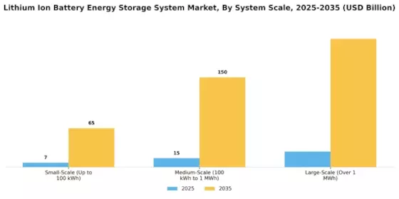 Lithium Ion Battery Energy Storage System Market Segment Image 1